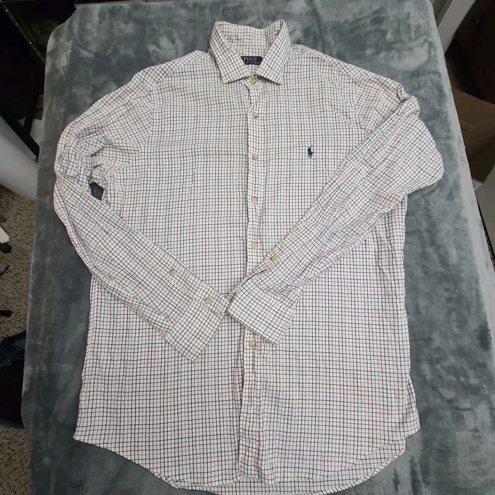 Polo Ralph Lauren Long Sleeve Button Up Shirt Size Large Ralph Lauren Multicolor - Picture 1 of 15
